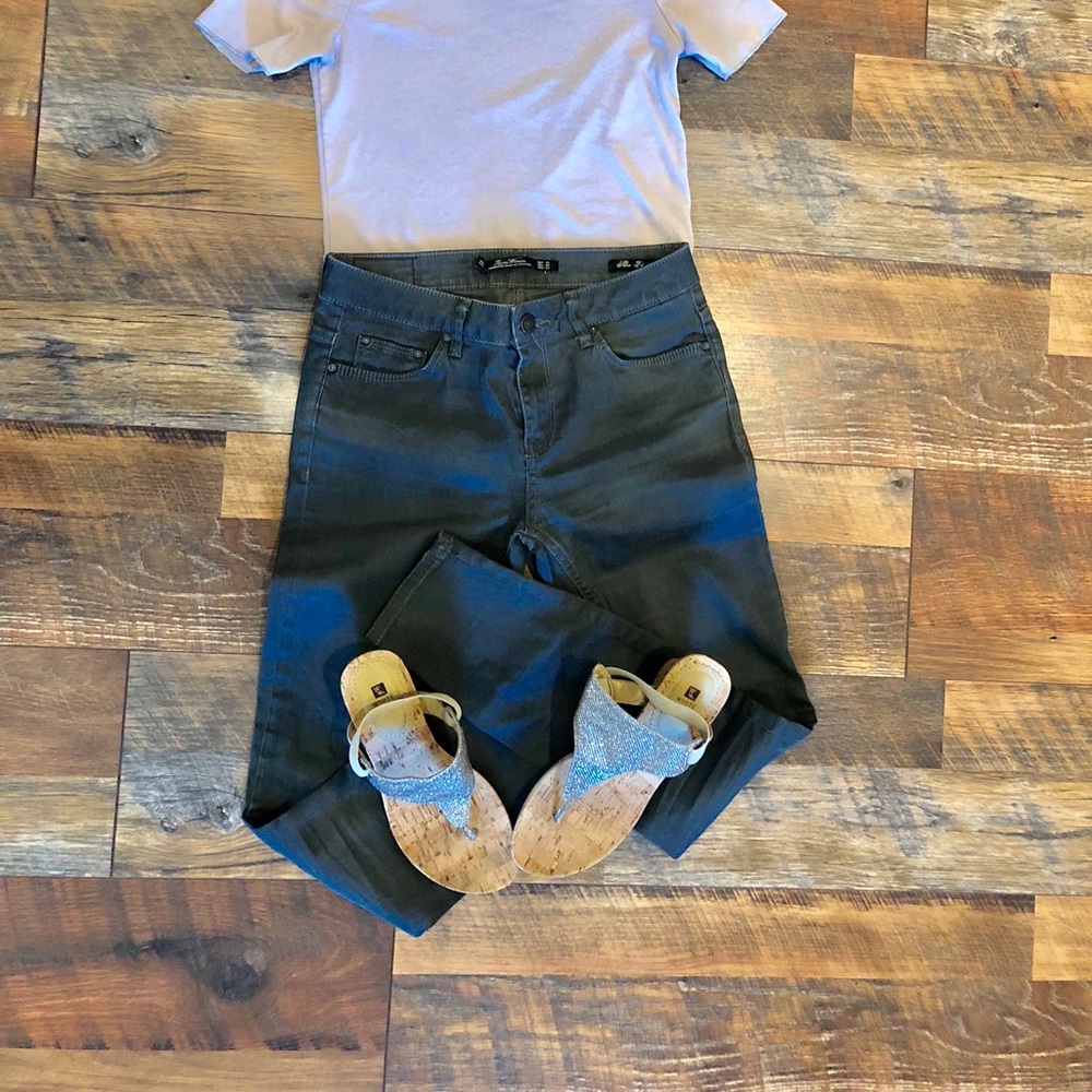 ZARA Grey Slim Fit Jeans/Pants - Picture 2 of 7